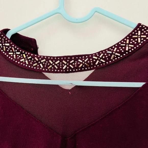 Code by lifestyle maroon sweatshirt! New unused with tags - Picture 6 of 6